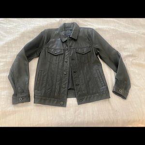 Black Lucky Men’s Leather Jacket. Excellent condition. Size Small.